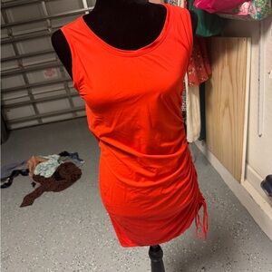 Athleta Bold Red dress bathing suit coverup